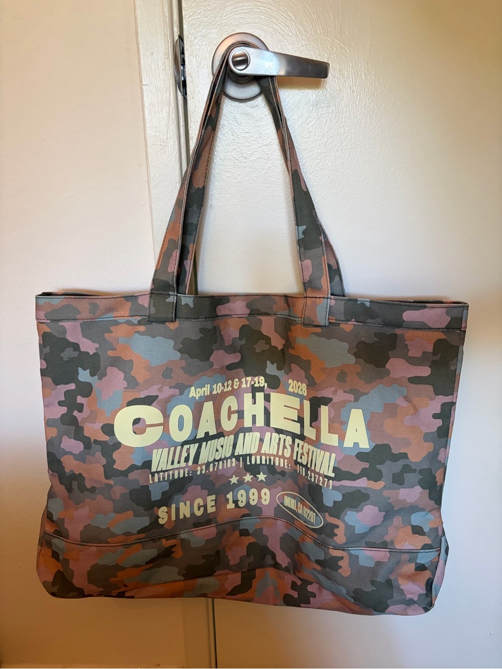 Coachella Camo Festival Tote